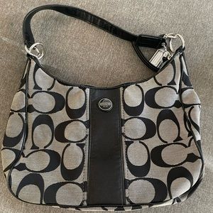 Coach canvas shoulder bag.